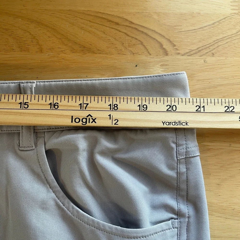 johnnie-O Cross Country Performance Golf Pants Mens 40x30 Gray Casual Wicking‎